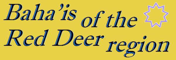 Baha'is of the Red Deer region logo